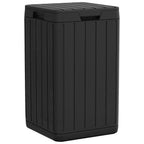 VidaXL Tuinafvalbak 38x38x65 cm polypropeen antracietkleurig