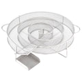 Vidaxl rookgenerator koud rond 19,5 cm roestvrij staal