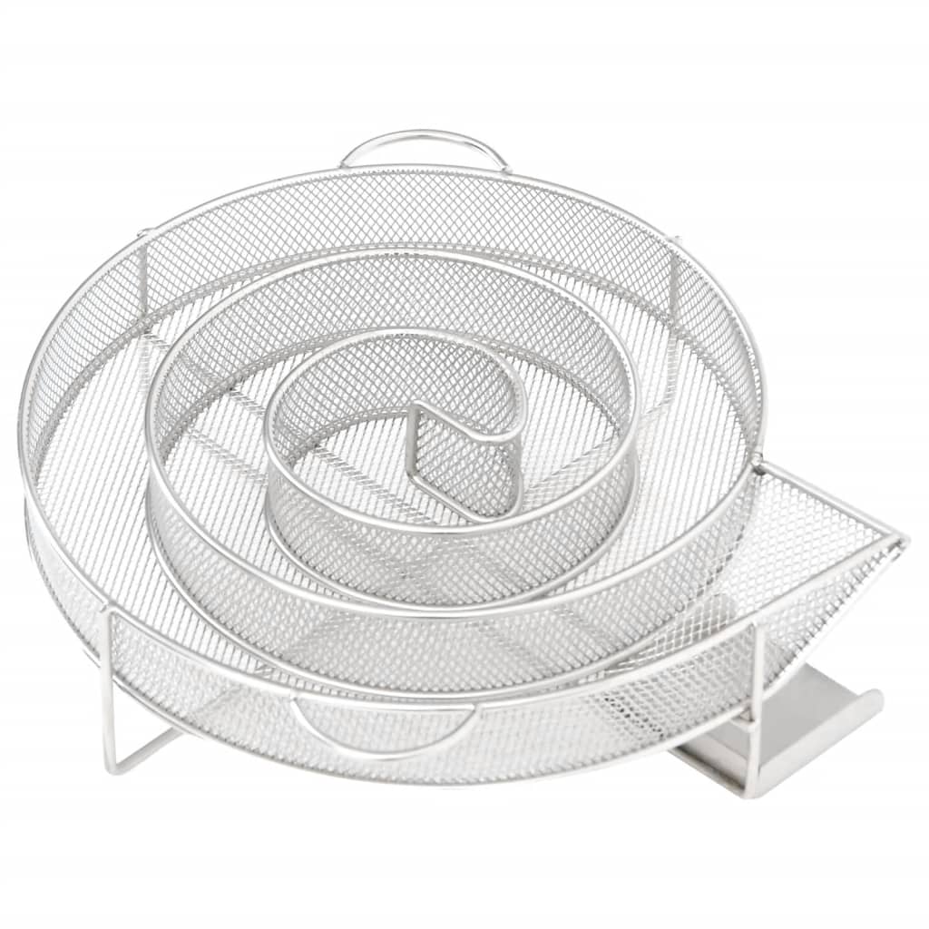 Vidaxl rookgenerator koud rond 19,5 cm roestvrij staal