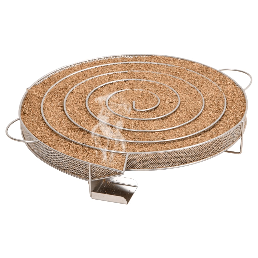 VidaXL Rookgenerator koud rond 33,5 cm roestvrij staal