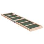 Vidaxl hondenloopplank 120x30 cm massief vurenhout grijs