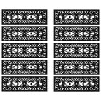 Vidaxl trapmatten 10 st 25x75 cm rubber