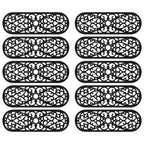 Vidaxl trapmatten 10 st 25x75 cm rubber