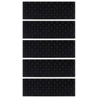 Vidaxl trapmatten 5 st 25x75 cm rubber