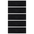 Vidaxl trapmatten 5 st 25x75 cm rubber