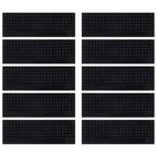 Vidaxl trapmatten 10 st 25x75 cm rubber