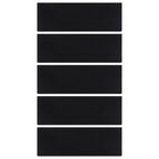 Vidaxl trapmatten 5 st 25x75 cm rubber