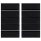 Vidaxl trapmatten 10 st 25x75 cm rubber
