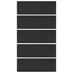 Vidaxl trapmatten 5 st 25x75 cm rubber