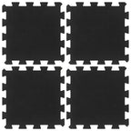 Vidaxl rubbertegels 4 st 16 mm 30x30 cm zwart