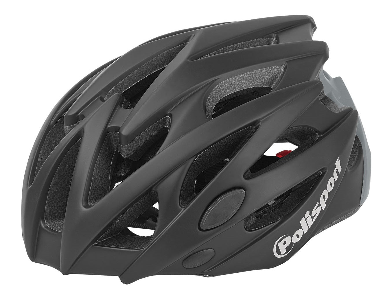 Polisport PolispGoudt helm Twig mat zwart/ grijs M 55-58cm easy-lock