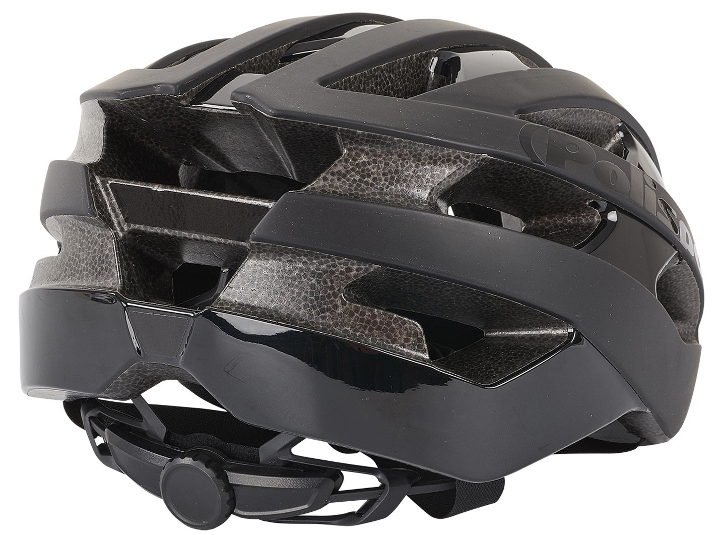 Polisport PolispGoudt light pro fietshelm l 58-62cm mat zwart/zwart