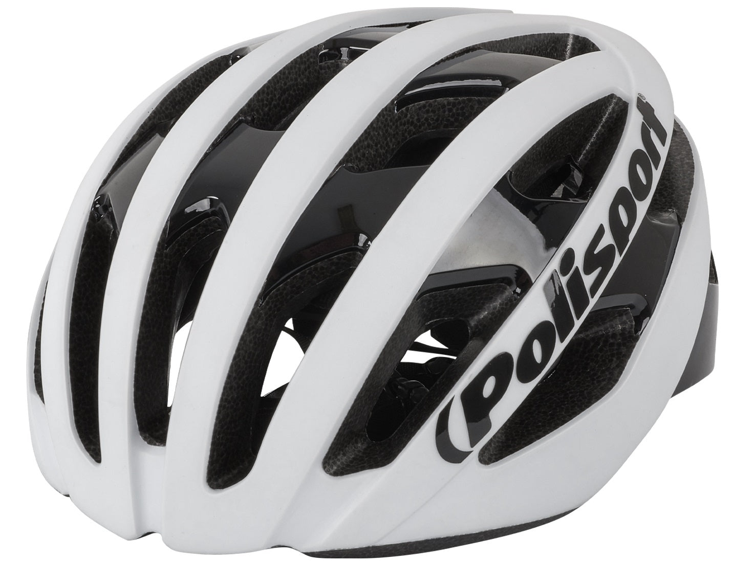 Polisport PolispGoudt light pro fietshelm l 58-62cm mat wit/zwart