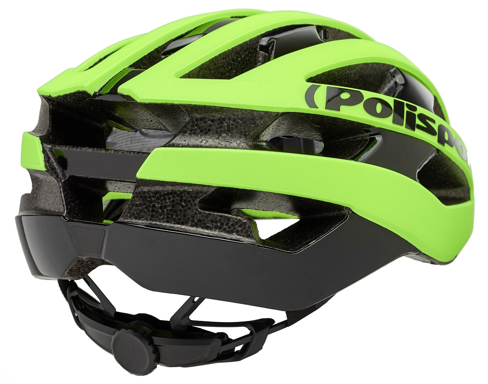 Polisport PolispGoudt light pro fietshelm l 58-62cm fluo geel/zwart