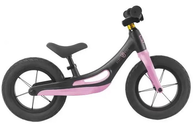 rebel kidz loopfiets zwart roze