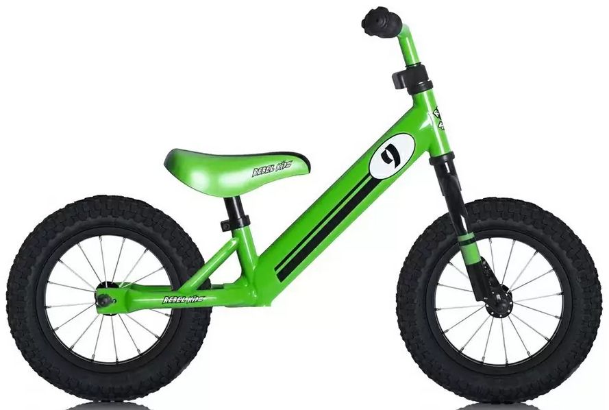 rebel race loopfiets 12.5 inch junior groen