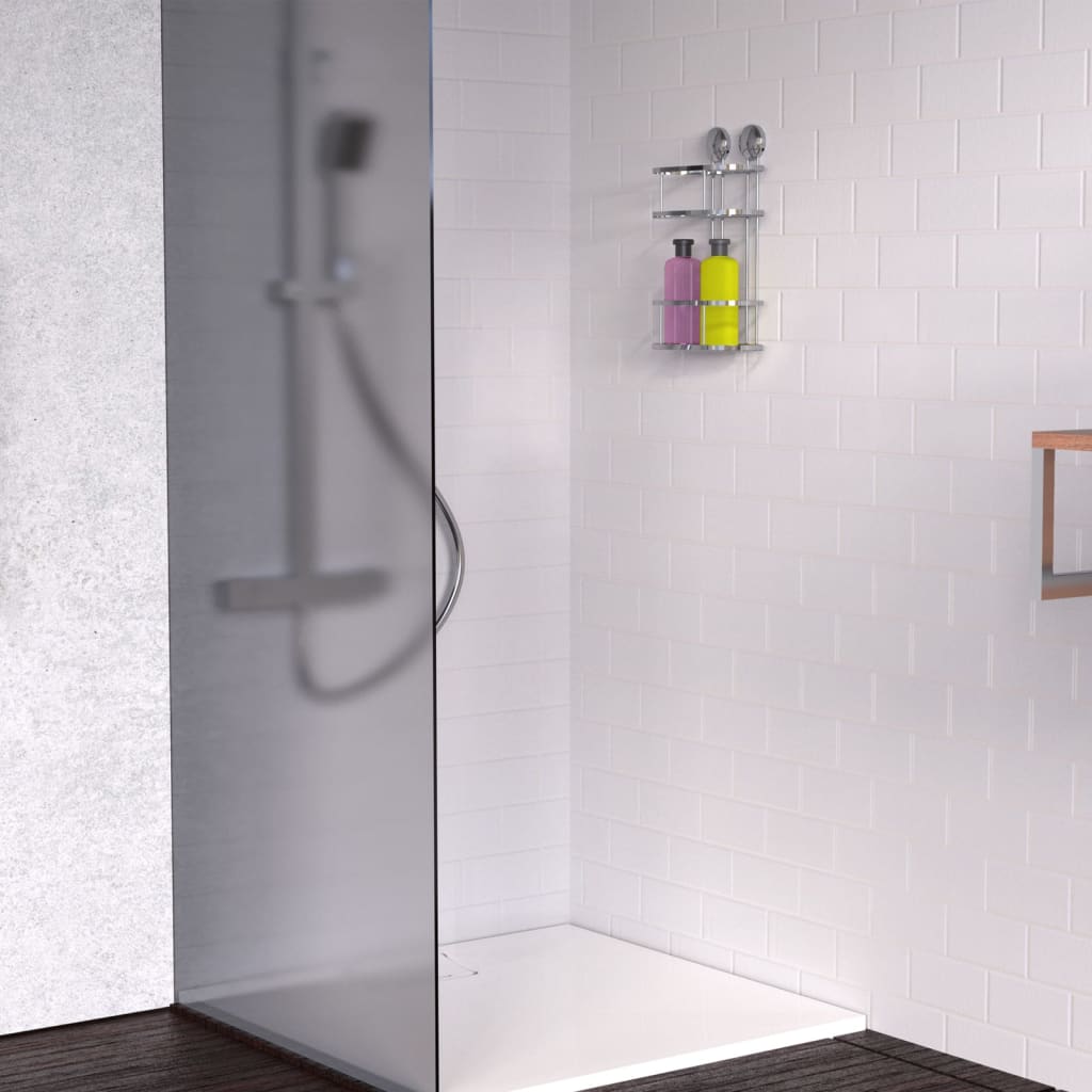 Eisl douche hoekrek 2 laags | chroom | om te lijmen of te schroeven - ba0204 ba0204