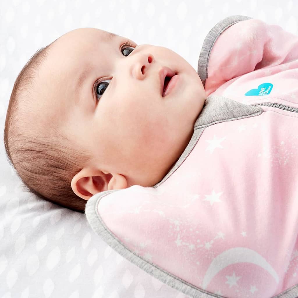 Love to Dream Love to Dream Babydoek Swaddle Up Warm fase 1 M roze