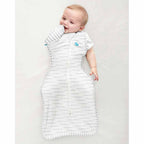 Love to dream ™ babyslaapzak swaddle up™ - inbakeren afbouwen - baby 6-9 maanden - 8.5-11 kg - all season - 1.5 tog - wit