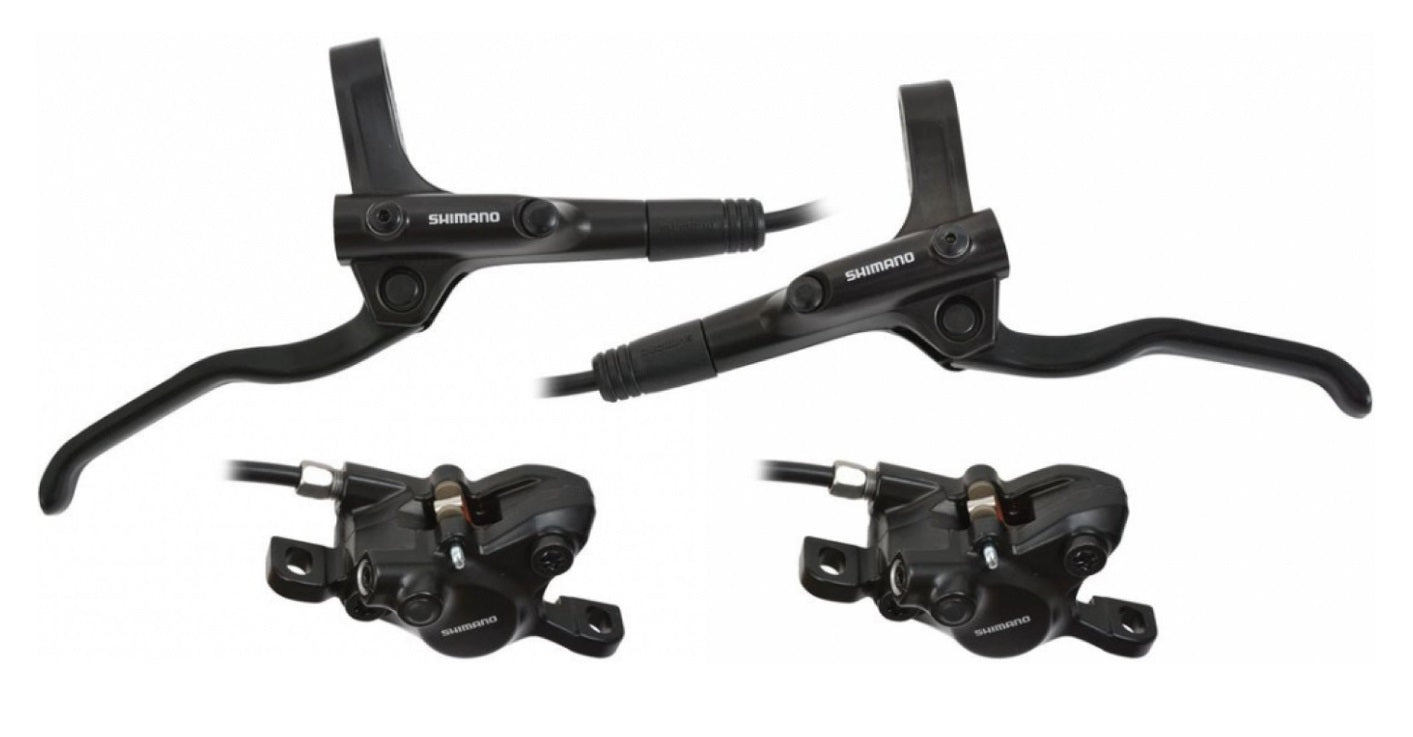 Shimano Mt-200 hydraulische schijfremset voor/achter 900/1700mm zwart
