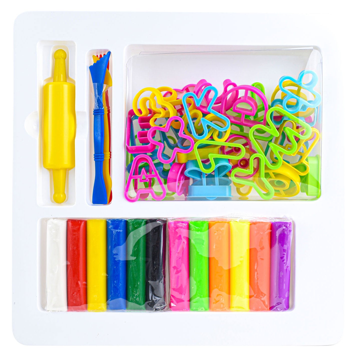 Kleiset met cijfers letters vormpjes. 53dlg