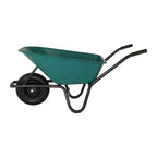 Kruiwagen kunststof groene bak 85 liter hq.