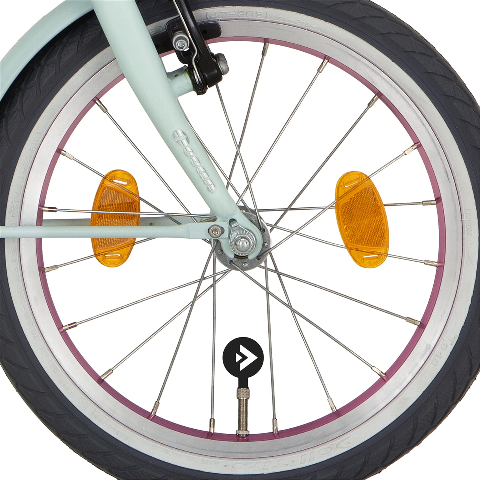 Alpina voorwiel 16 hlq-10a-1 anoid pink zink spk
