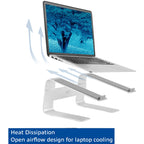 Act connectivity laptopstandaard aluminium (aluminium)
