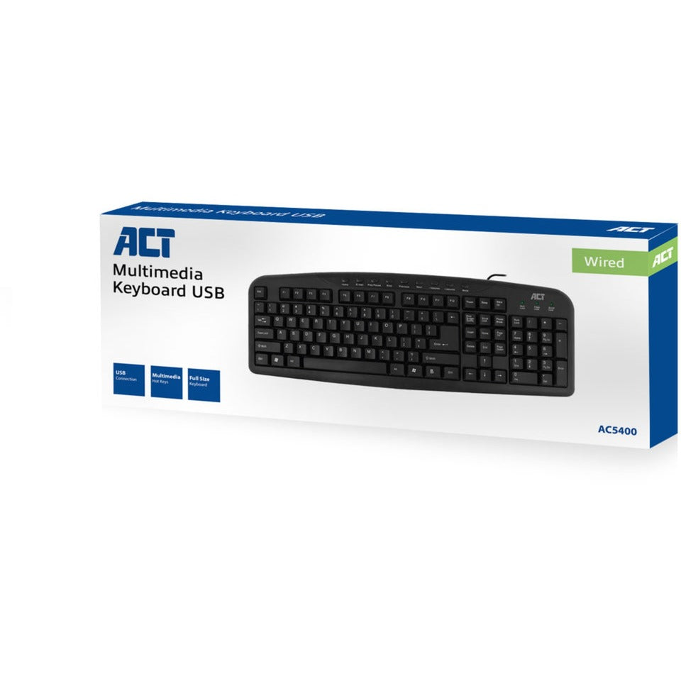 ACT Connectivity Connectivity Toetsenbord USB