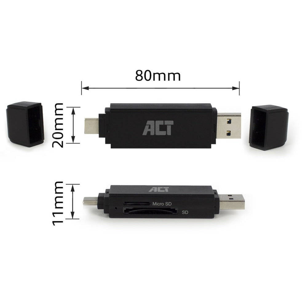 Act kaartlezer ac6375 zwart