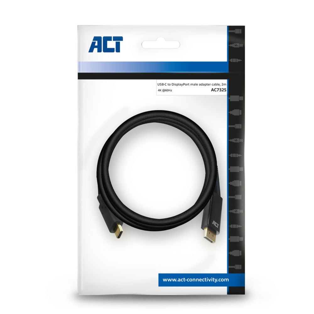 Usb-c-adapter act zwart ac7325
