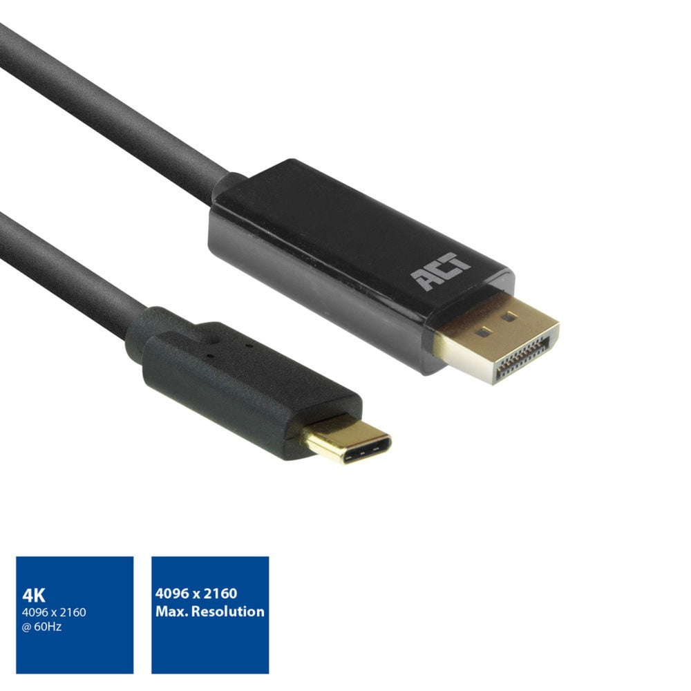 Usb-c-adapter act zwart ac7325