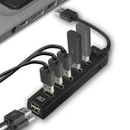 Act usb-hub ac6215 zwart