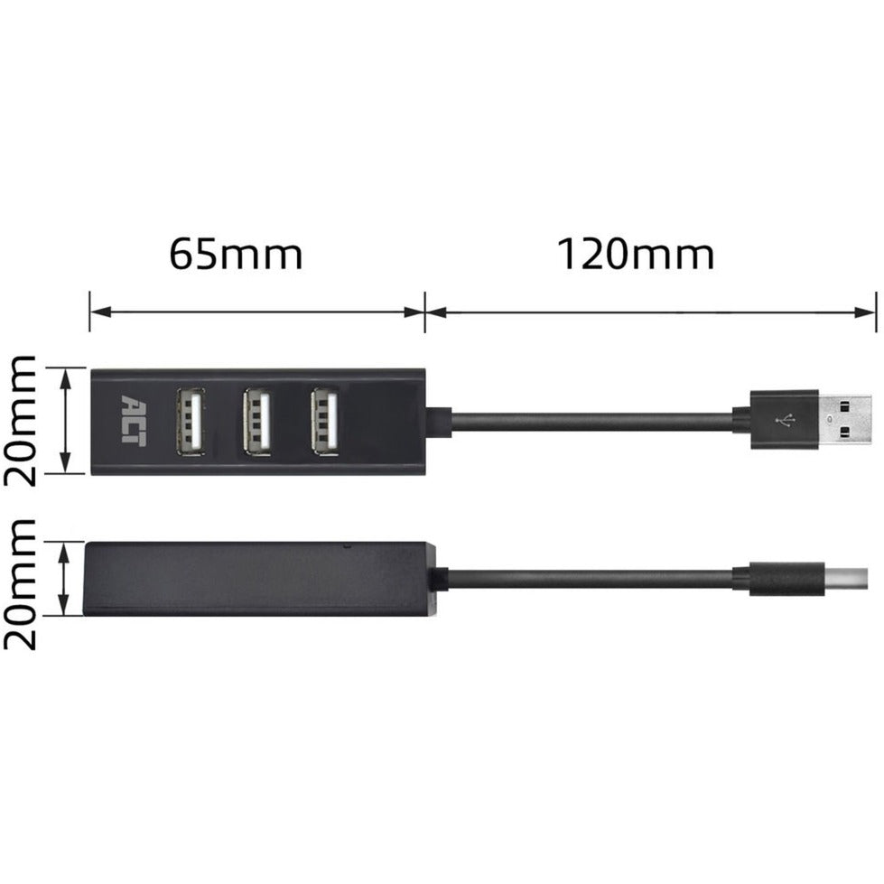 Act usb-hub ac6205 zwart