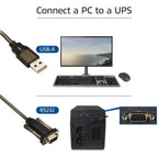 Act connectivity usb naar serieel converter (basic version) adapter (zwart)