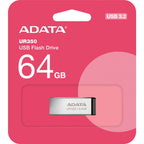 Adata ur350 64 gb usb-stick (nikkel zwart, usb-a 3.2 gen 1 (5 gbit s))