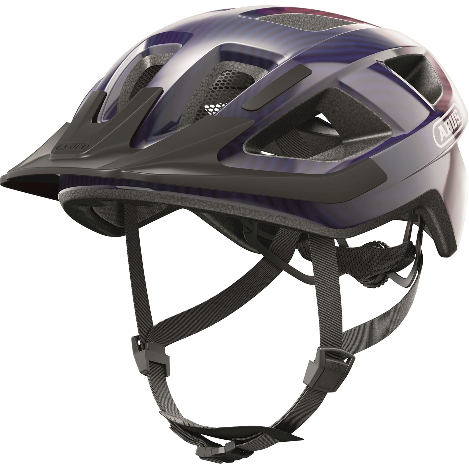 abus helm aduro 3.0 purple waves m 52-58cm