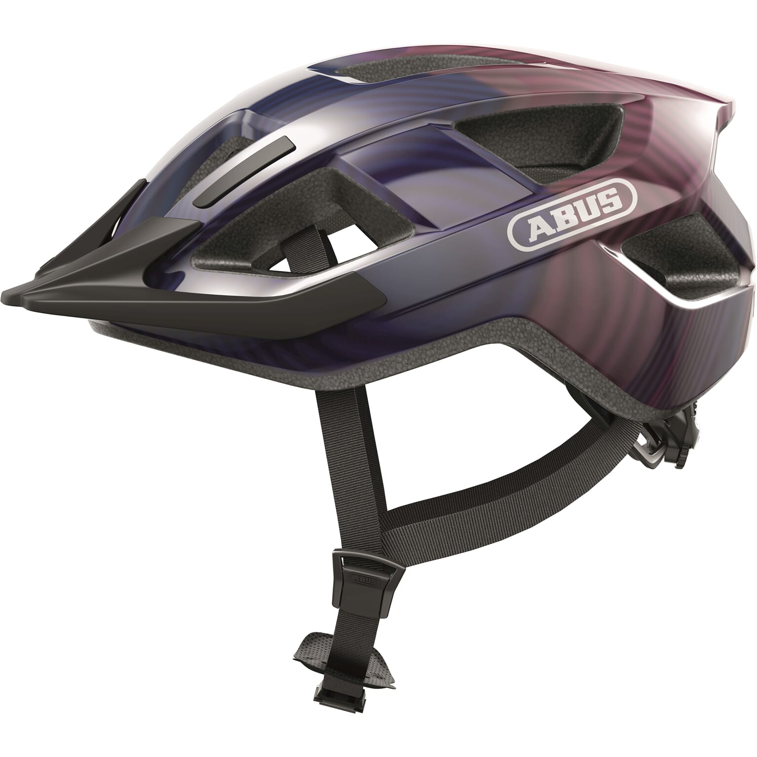 abus helm aduro 3.0 purple waves l 58-62cm