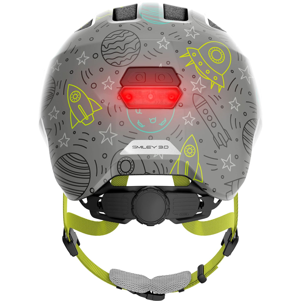 Abus helm Smiley 3.0 LED Grijs space S 45-50cm