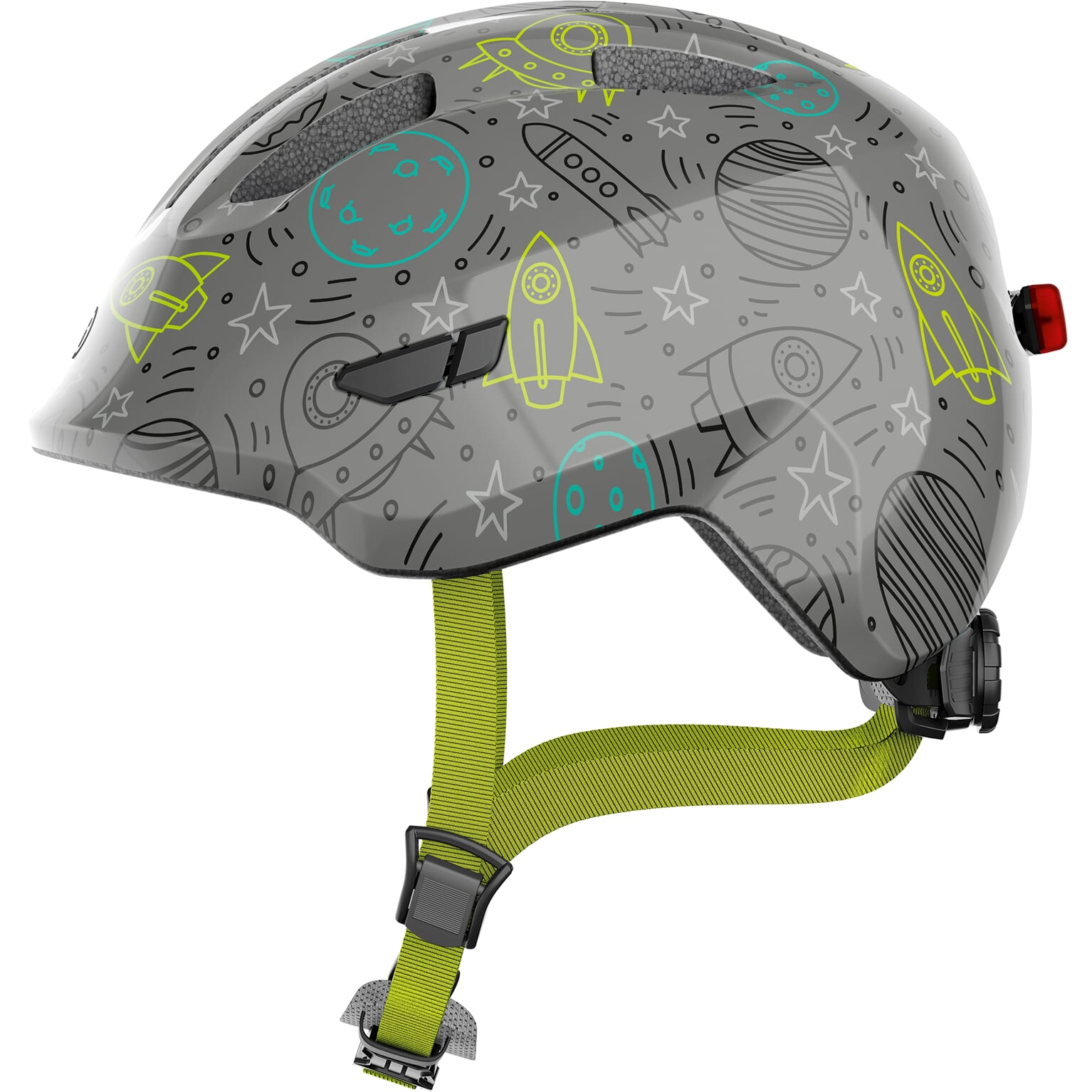 Abus helm Smiley 3.0 LED Grijs space S 45-50cm