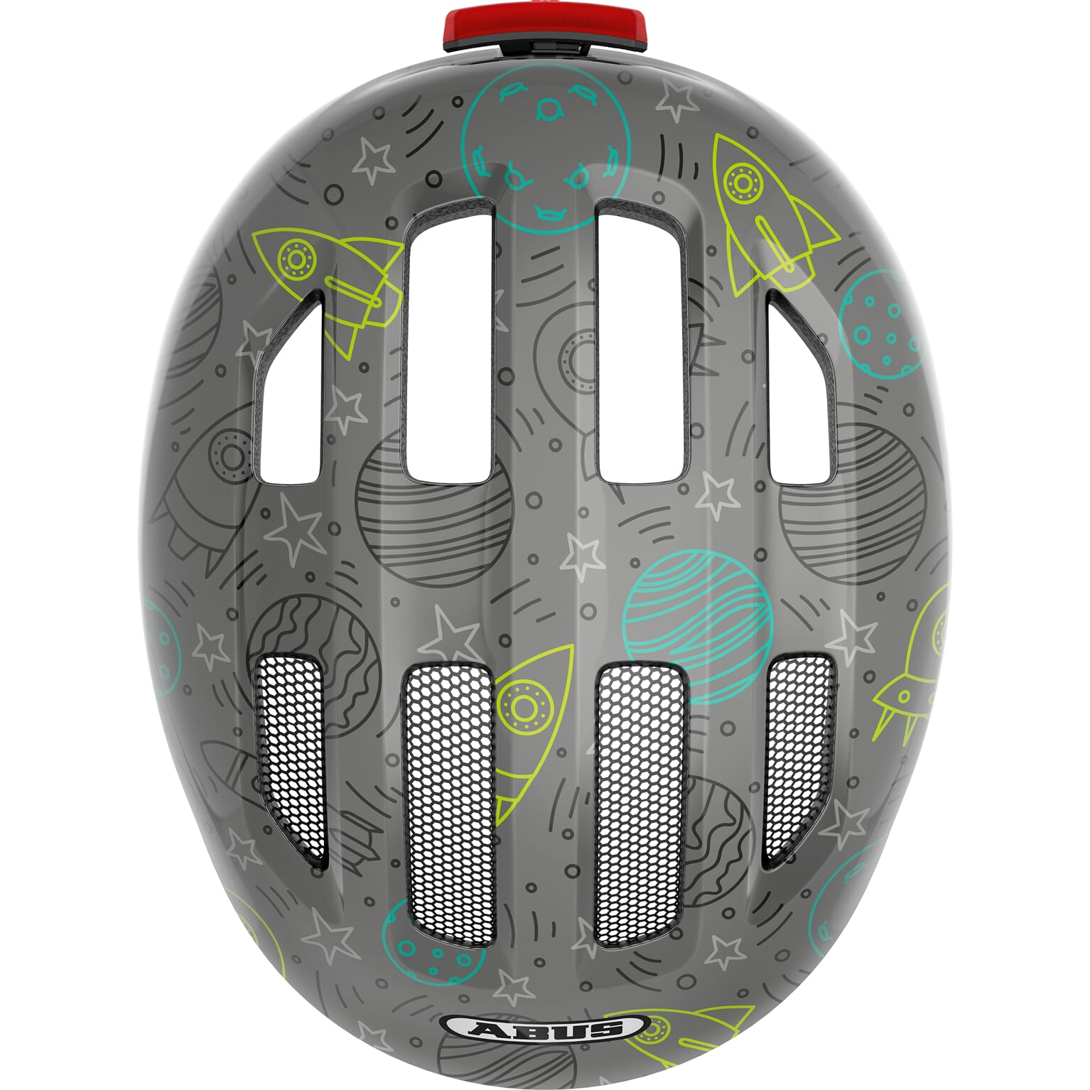 Abus helm Smiley 3.0 LED Grijs space S 45-50cm