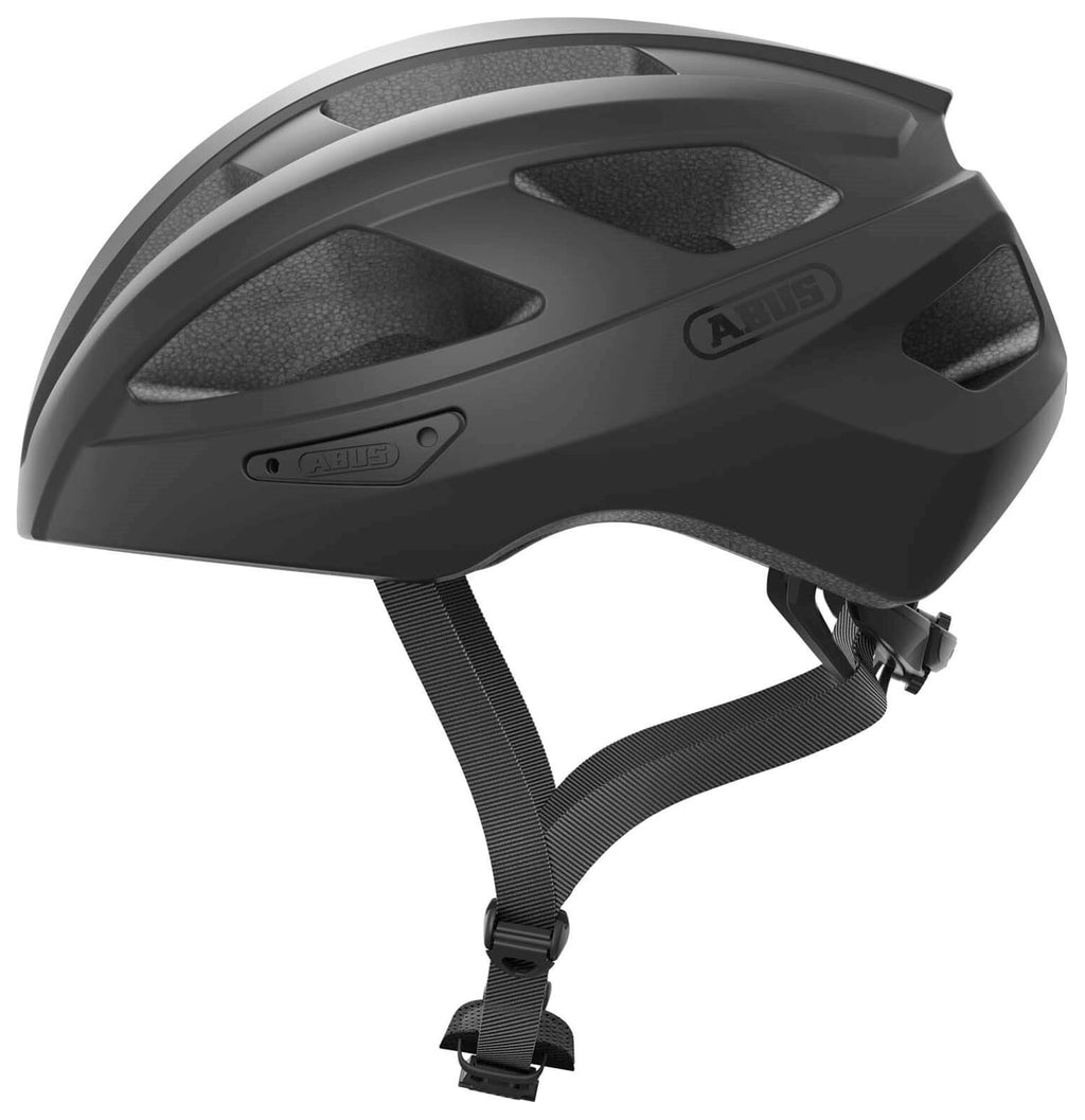 Abus helm MacatGoud shiny velvet Zwart M 52-58cm