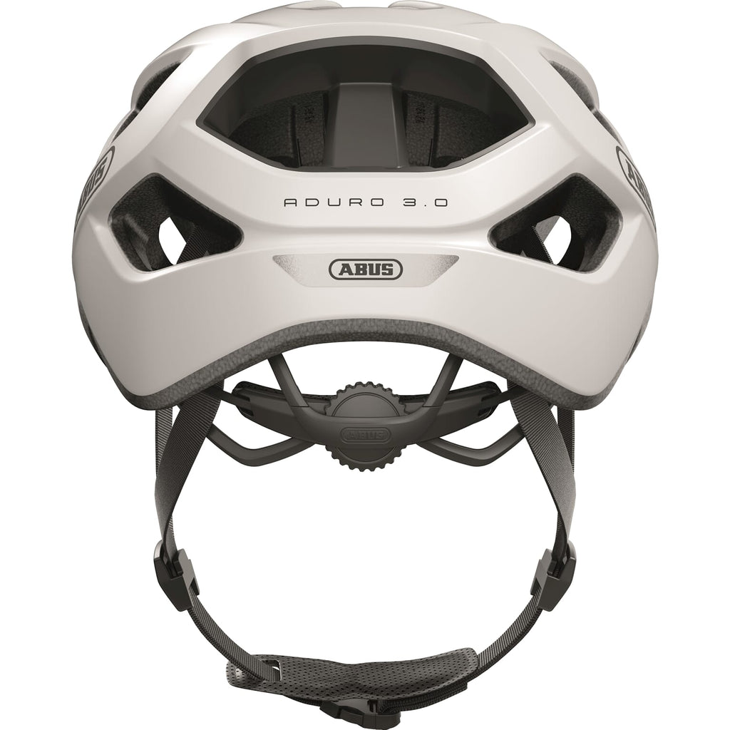 Abus Helm Aduro 3.0 - Sportieve en chique fietshelm voor veiligheid en comfort - Polar White - L 58-62cm