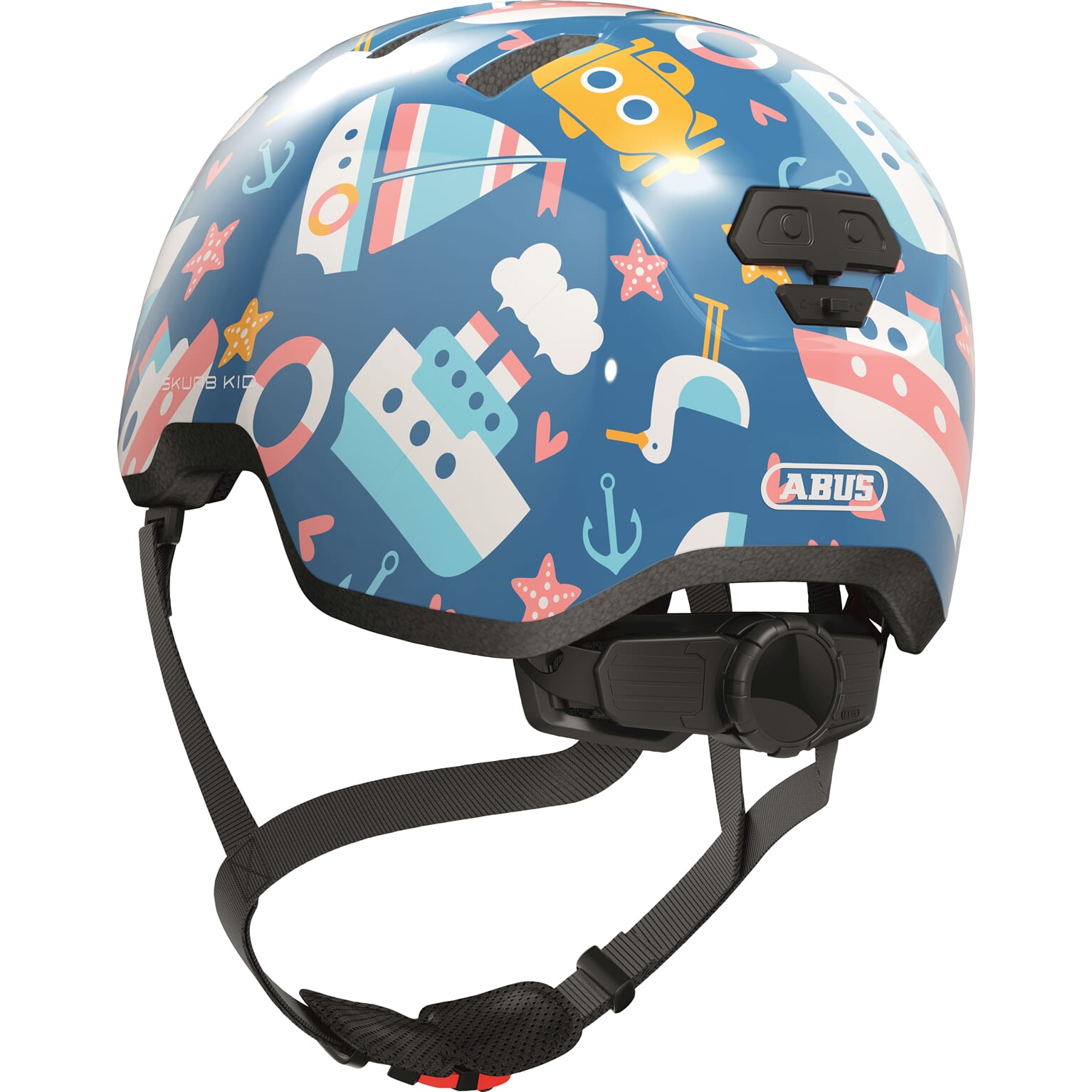 Abus helm Skurb Kid Blauw sailGoud M 50-55cm
