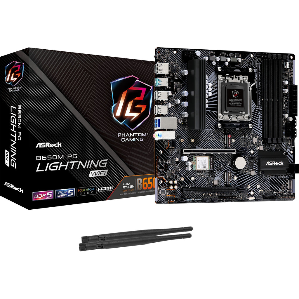 asrock asrock b650m pg lightning wifi
