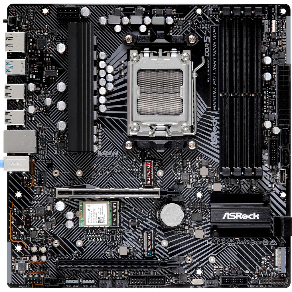 asrock asrock b650m pg lightning wifi