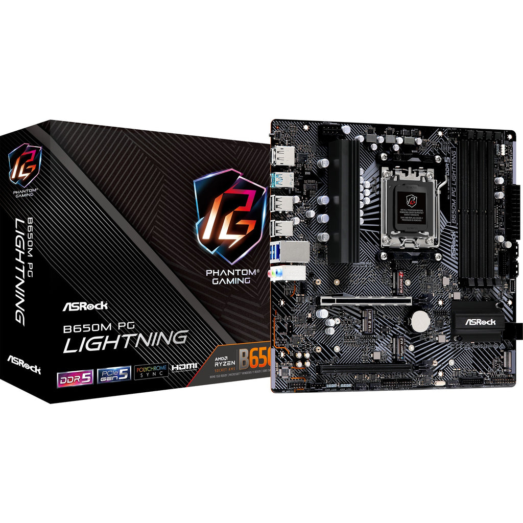 asrock asrock b650m pg lightning