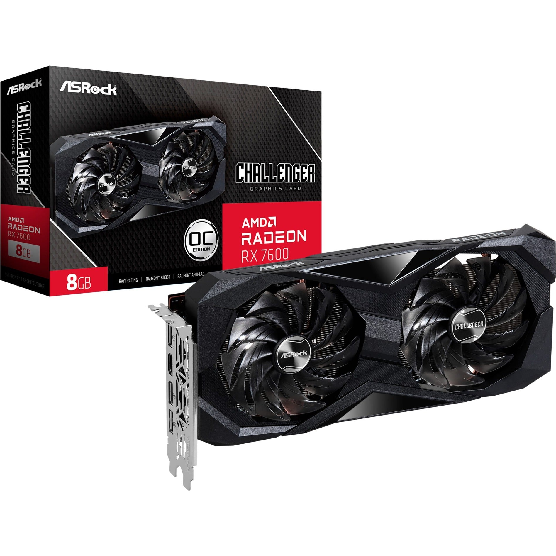 ASRock ASRock Radeon RX 7600 Challenger 8GB OC