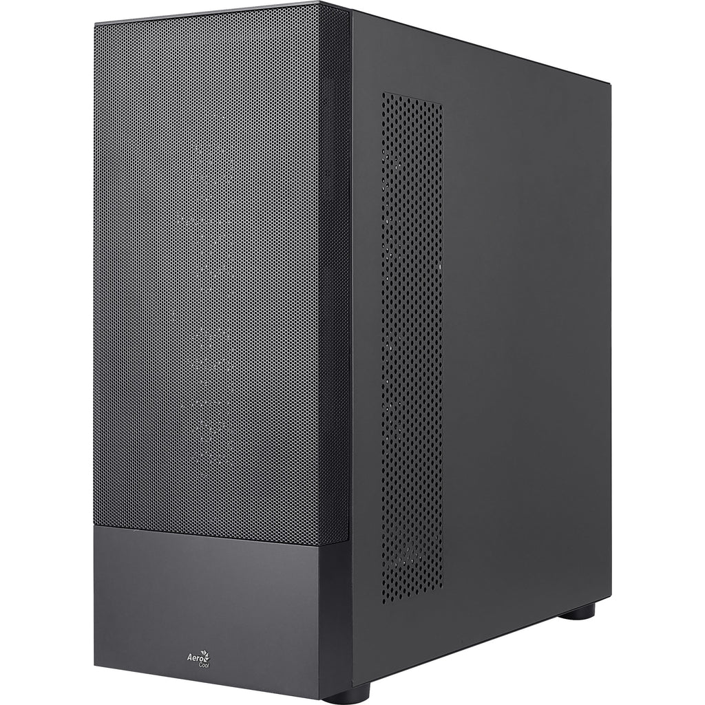 Aerocool cipher s-bk-v1 midi tower behuizing (zwart | 3x usb-a)