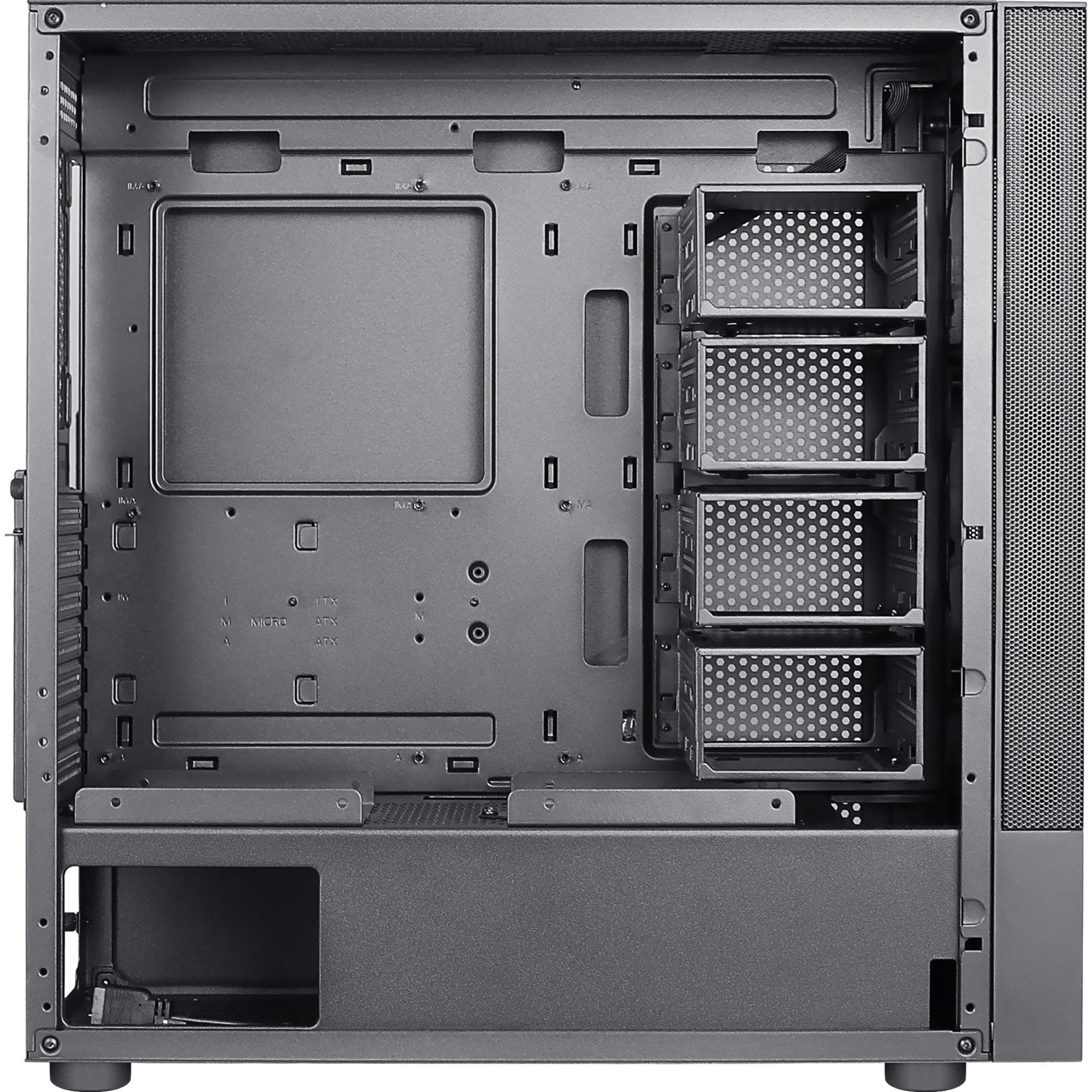 Aerocool cipher s-bk-v1 midi tower behuizing (zwart | 3x usb-a)